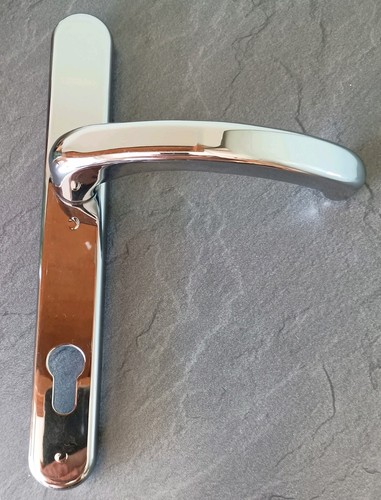 Polished chrome external - external, door