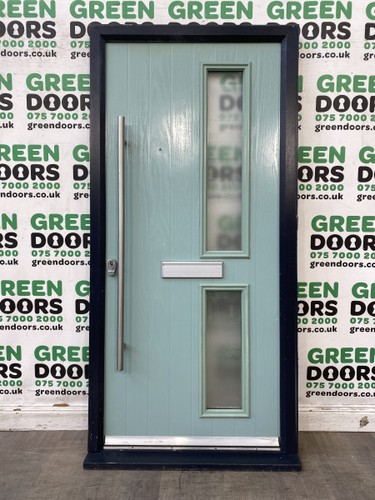 Modern front door blue - modern,