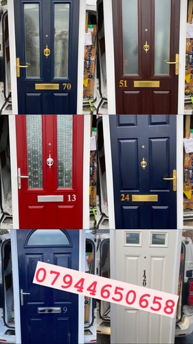 Upvc front door - door, frame