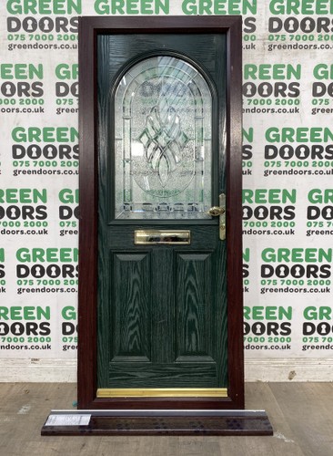 Green composite front - front, door