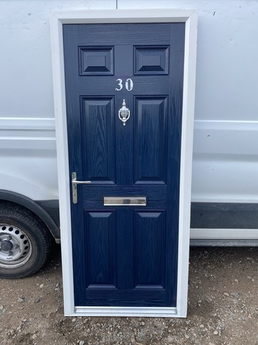 Used upvc blue front - upvc,