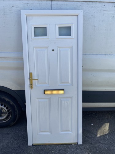 Used upvc white front - used,