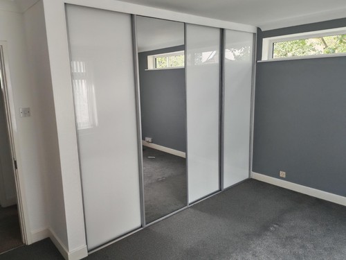 Sliding door set - , with