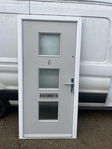 Used upvc grey front - used,