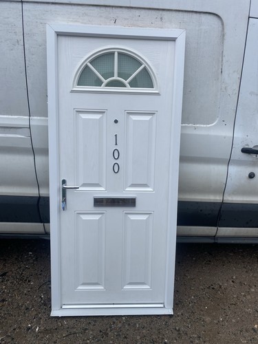 Used upvc white front - used,
