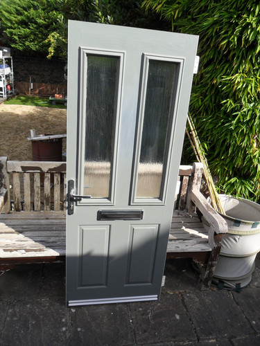Composite door grey - door,