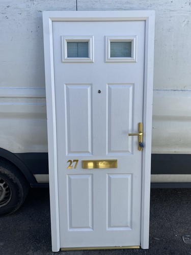 Used upvc white front - used,