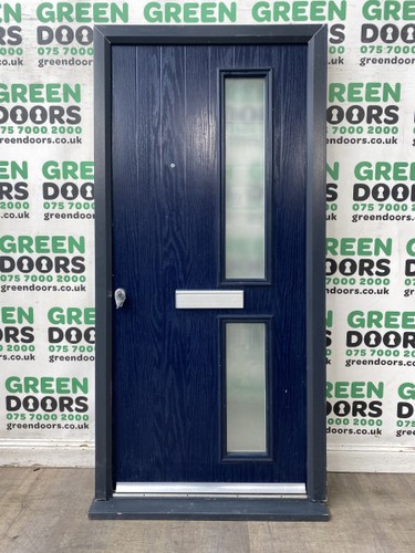 Navy composite front door - navy,