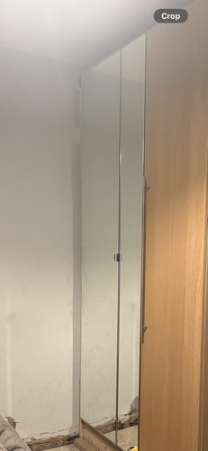 Ikea aheim mirrored door with - mirrored,
